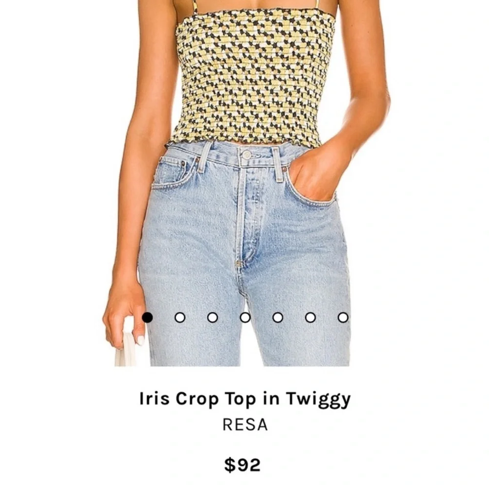 RESA Iris Crop Top in Twiggy Size Medium